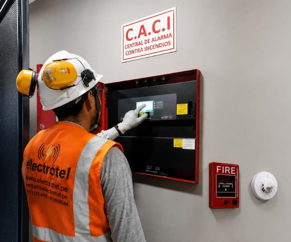 Sistema de alarma contra incendio